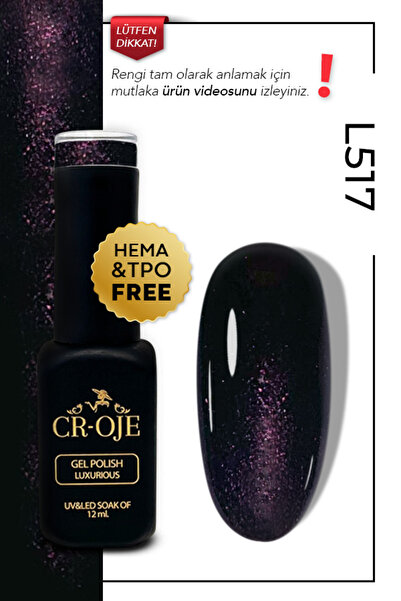 CROJE KALICI OJE Kalıcı Oje L517- Simli (12 ML.)