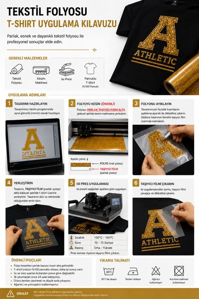 MasKEY Glitter Flex Textile Foil (Glitter Heat Transfer Film)