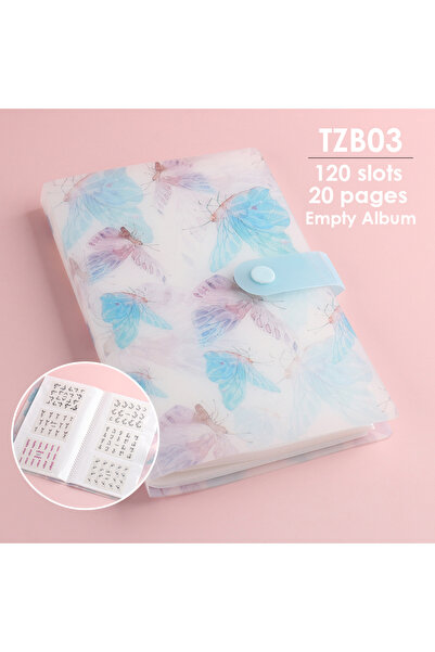 Choice TZB03 100 Slots Nail Stickers Storage Book Empty Collection Book Colle...