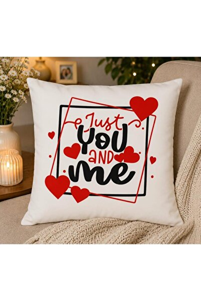 OEM Perna Personalizata ''Just You and Me'' 40x40 cm