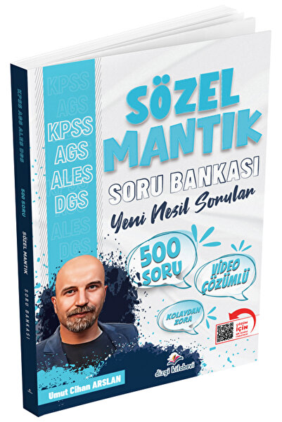 Dizgi Kitap KPSS MEB-AGS ALES DGS Sözel Mantık Soru Bankası Çözümlü - Umut Ci...
