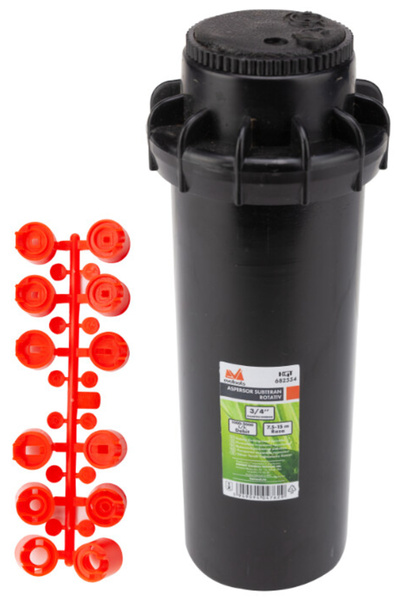 Evotools Aspersor subteran rotativ - Diametru 3/4 inch Înălțime 18,7 cm cm 3/...