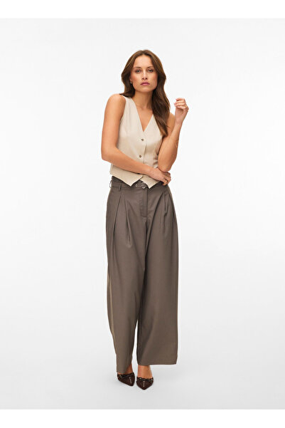 Vero Moda Ekru Kadın Yelek VMMYMILO S/L WAISTCOAT WVN GA