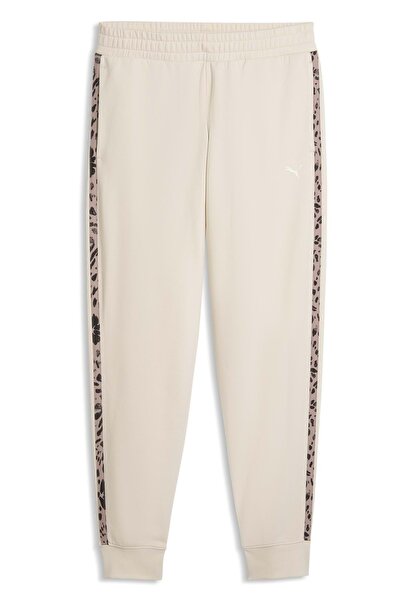 Puma 692464 Ess Graphıc Animal Pants Kadın Eşofman Altı BEJ