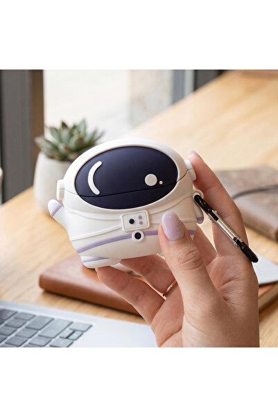 Samsung CaseOnn Galaxy Buds 3 Pro Kılıf Karakter Figürlü Astronot