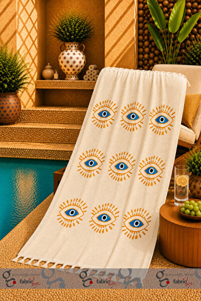 Fabric Box %100 Natural Bambu Müslin Baskılı Peştemal Banyo Havlusu Türk Havlusu Hamam Plaj Havlusu