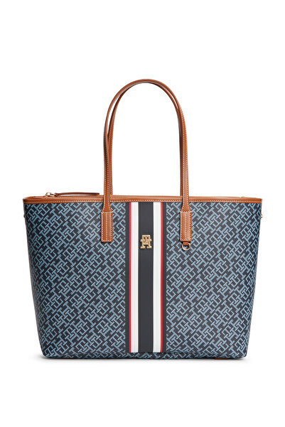 Tommy Hilfiger Lacivert Kadın Tote Çanta AW0AW183900GY
