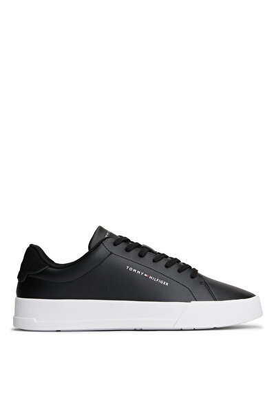 Tommy Hilfiger Siyah Erkek Sneaker TH COURT CORE