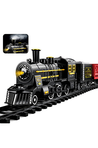 KidProtect Circuit Trenulet Jucarie Electric Retro Copii Polar Express, Sunet...