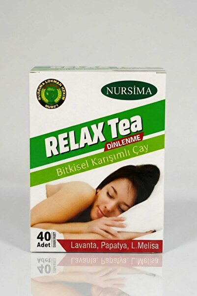 Nursima Relax Tea Bitkisel Karışımlı Çay 40 'lı Süzen Poşet