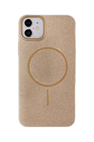 Vissona iPhone 11 Uyumlu Telefon Kılıfı Magsafe Wireless Şarj Özellikli Simli...