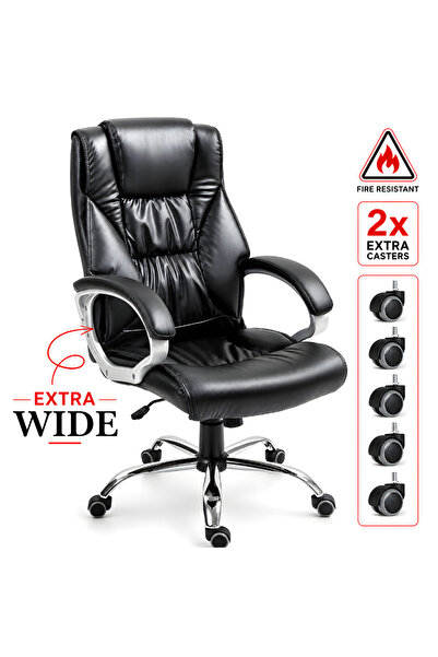 Kdhome Scaun Birou Directorial Ergonomic KD Home ExecutiveElite A54, 2 Seturi...