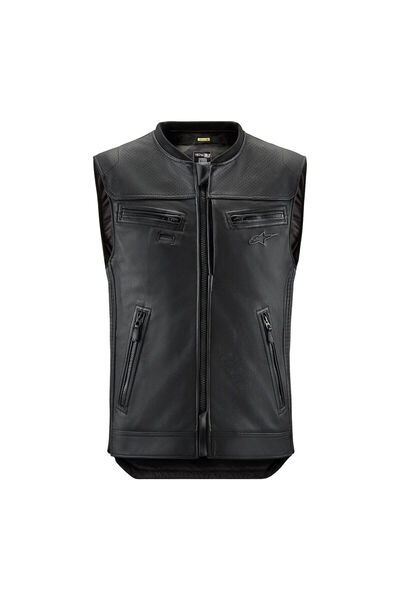 Alpinestars Tech-Air 3 V2 Deri System Airbag Yelek Siyah