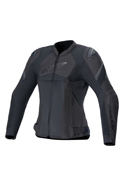 Alpinestars Stella T-GP Plus R V4 Airflow Korumalı Kadın Motosiklet Montu Siy...