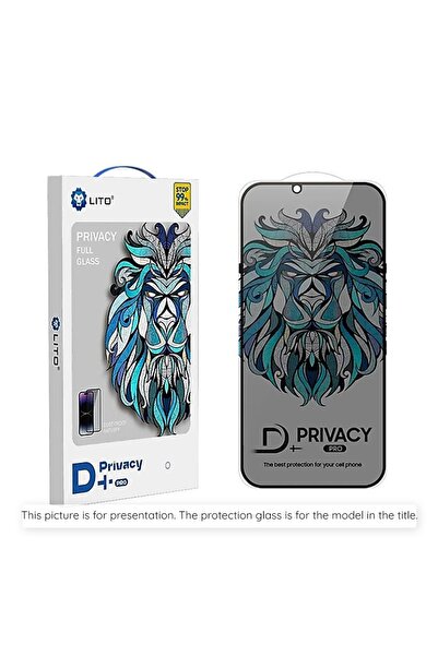 Lito Carcasă pentru iPhone 16 Plus - Lito D+ Pro Privacy - Neagră