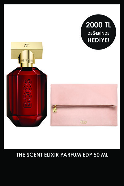 BOSS The Scent Elixir Parfum EDP 50 ml Kadın Parfüm + Çanta