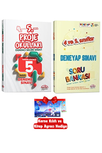 Editör Yayınevi 4. Sınıftan 5. Sınıfa Proje Okulları Seçme Sınavı Tamamı Çözü...