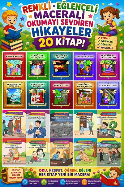 Ata Yayıncılık 4.Sınıf Renkli Eğlenceli Maceralı Okumayı Sevdiren Hikayeler (...