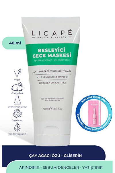 Licape Nourishing Night Mask (Tea Tree Extract) 50ml