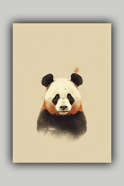 Luna Marissa Αφίσα τοίχου χωρίς πλαίσιο με σχέδια Panda