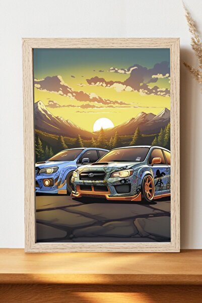 Luna Marissa Αφίσα αυτοκινήτων Subaru - Αφίσα αυτοκινήτου από γυαλιστερό χαρτ...