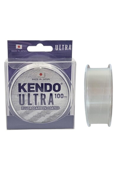 Kendo Ultra FC Coated 100mt 0.22mm Fluorocarbon Kaplama White Misina