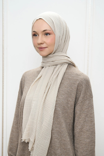 Muslin Shawl Stone Color