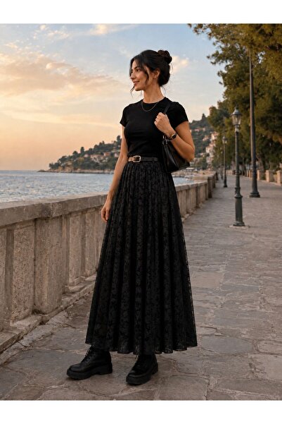 moda dıcasso تنورة فلوك تول