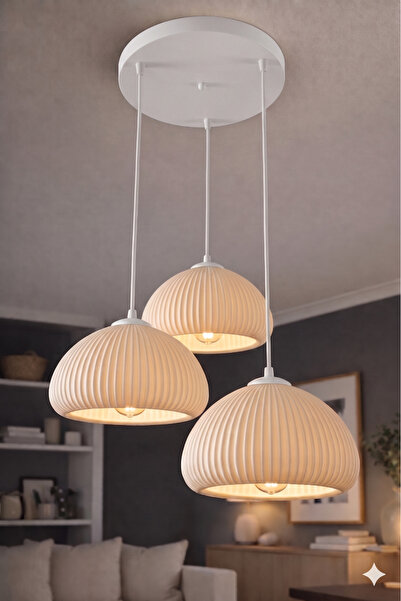 Rekatech PERA Modern Beyaz Sarkıt Avize Pinterest Şık Tasarım Salon Mutfak Ya...