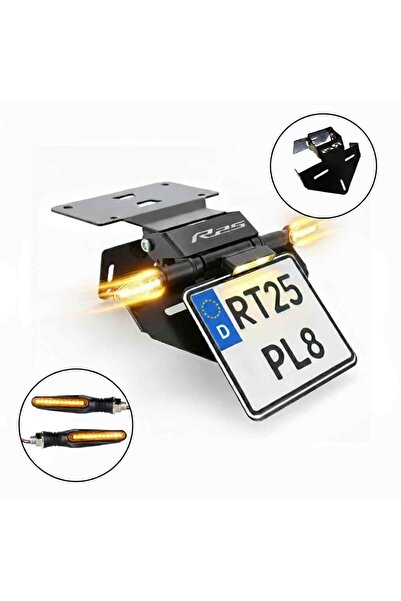 SEVGENT Yamaha R25 Uyumlu Katlanır Plakalık Takımı 2019-2024 (Kayar Led Sinya...