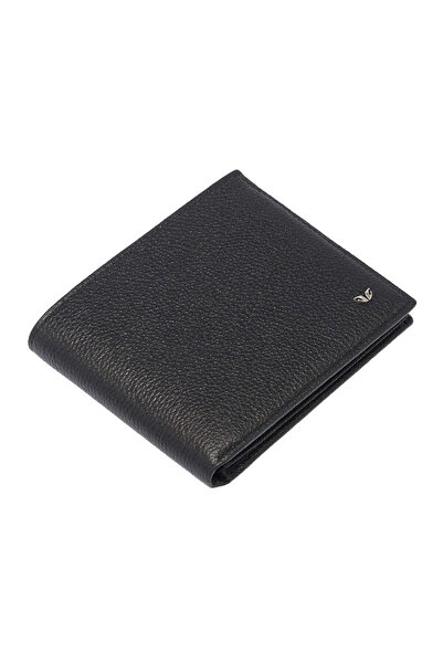 Tergan Black Genuine Leather Men's Wallet - S1Ce00001498-U9G