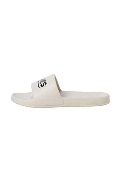 Jack & Jones Jack Jones Jfwollıe Slıder Ln Men's Beige Slippers 12236477-06