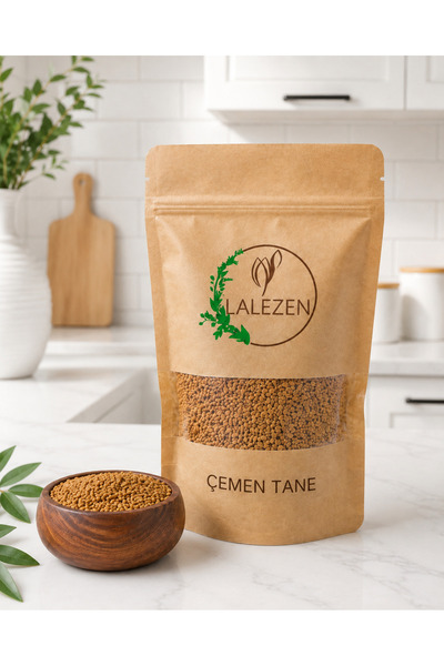 LALEZEN Çemen Otu - Çemen Tane 1kg/1000 gr - Çemen Otu Tohumu - Fenugreek / G...