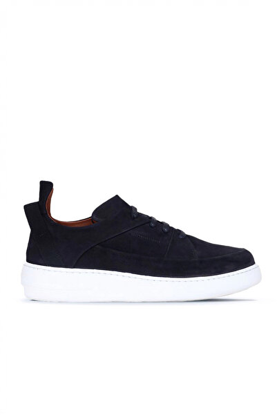 Bueno Shoes Black Nubuck Men's Sports Shoes 01Ms11300