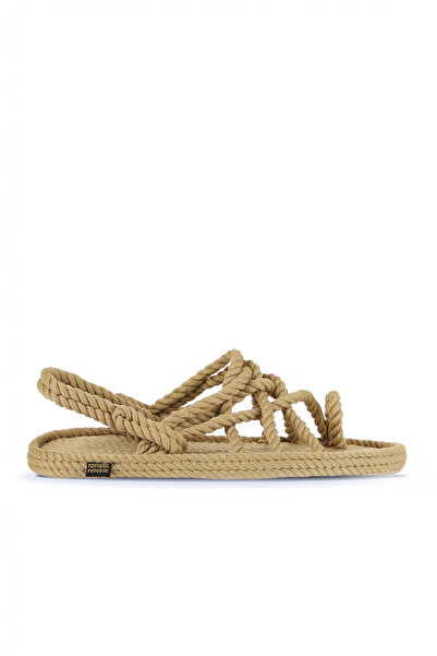 Nomadic Republic Beige Halat Bodrum Rubber Sole Men's 24Nomadıcalctbn