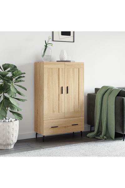 Concept Dulap înalt, stejar Sonoma, 69,5x31x115 cm, lemn prelucrat