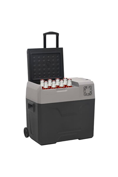 Concept Ladă frigorifică cu roată și mâner 30 L negru/gri polipropilenă