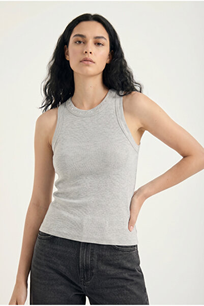 Masha Kate Bluza sa kamenim halter ovratnikom