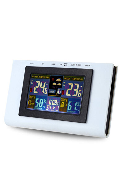 OEM Dijital Renkli Kablosuz Hava İstasyonu TS-H127G
