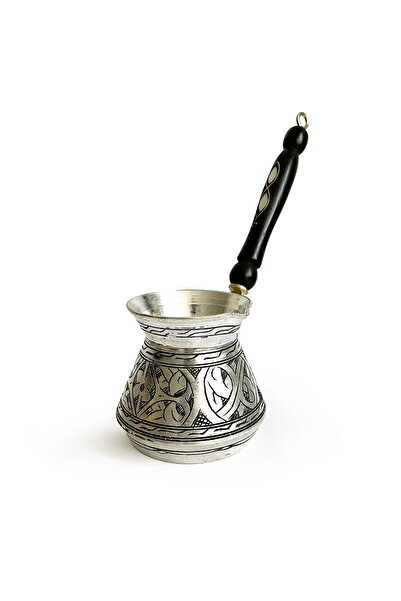 Shark Anatolia Külhan Copper Coffee Pot Tin Carved Craftsmanship 580ml No:3