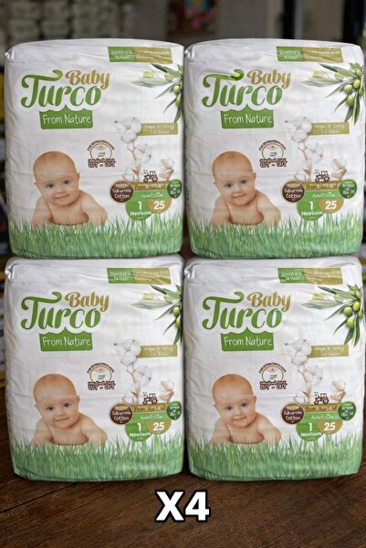 BABY TURCO DOĞADAN 1 YAŞ 25 ADET BEBEK BEZİ