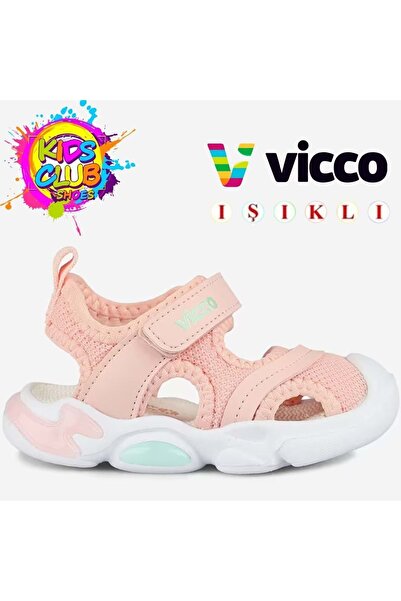 Vicco Soft Sandalet Ortopedik Çocuk Sandalet PUDRA