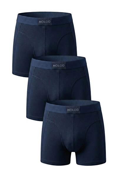 HOLOD Erkek Boxer Brief 3’lü Paket –%95 Organik Pamuk%5 Elastan – Esnek, Nefe...