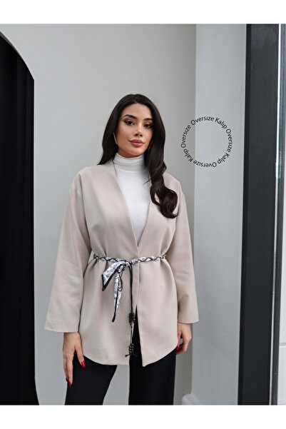 ESRAHELVACI Foulard Belted Jacket