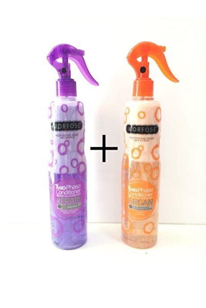 Morfose Fön Suyu Arganlı Ve Keratinlı 2 Adet 400 Ml + 400 Ml