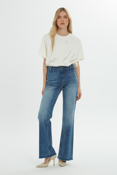 GİZİA Jagronlu Mom Jean Pantolon