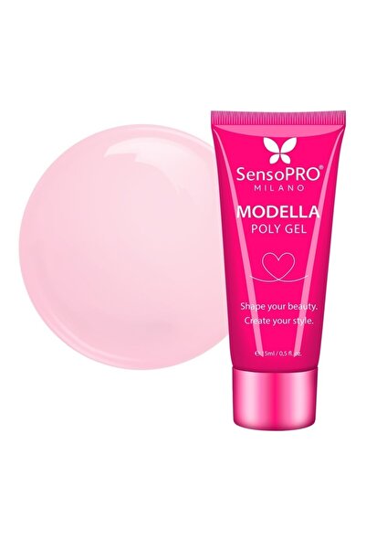 SensoPRO Milano Polygel MODELLA - Sorbet roz, 15ml