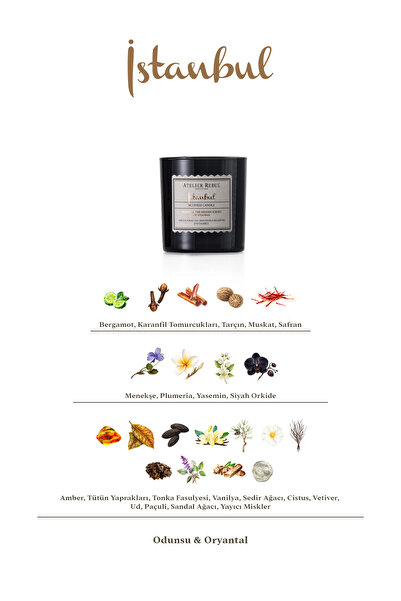 Atelier Rebul İstanbul Mum 210 gr