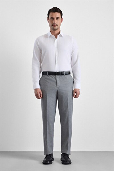 SÜVARİ Gri Regular Klasik Pantolon