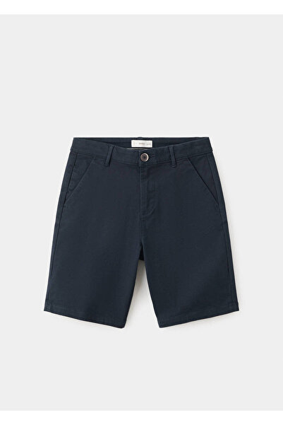 MANGO Kids Pamuklu bermuda şort